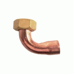 RACCORD 2 PIÈCES ÉCROU PRISONNIER COUDÉ F26X34 Ø 22 - GARIS - D12212B