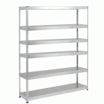 RAYONNAGE MANUTAN RAPID 1 2440X1525X455 6 TABL METAL GRIS