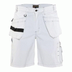 SHORT PEINTRE BLANC TAILLE 46 - BLAKLADER