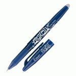LOT DE 2 - STYLO ROLLER PILOT FRIXION BALL EFFAÇABLE À CAPUCHON POINTE 0,7 MM - ÉCRITURE FINE BLEU
