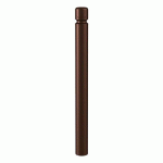 POTELET AGGLO Ø 76 MM - ZINC MARRON 8017 - PROCITY