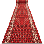 TAPIS DE COULOIR ANTIDÉRAPANT INKO ROUGE 80CM RED 80X1050 CM