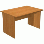 BUREAU DROIT PIEDS PANNEAUX FAST - 120 CM - AULNE - AULNE