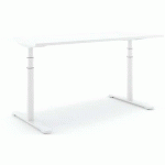 BUREAU RÉGLABLE STEELFORCE PRO 870 SLS - 160CM - BLANC - ACTIFORCE
