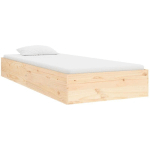 CADRE DE LIT BOIS MASSIF 75X190 CM PETIT SIMPLE