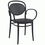 FAUTEUIL MARCEL POLYPROPYLÈNE - NOIR - STAMP