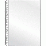 LOT DE 16 - POCHETTE PERFORÉE, A5, PP, 0,12 MM, TRANSPARENT