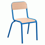 LOT DE 2 - CHAISE SCOLAIRE LUDO - TAILLE 5 - CE2/CM1 - BLEU