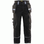 PANTALON ARTISAN RETARDANT FLAMME NOIR/GRIS TAILLE 48 - BLAKLADER