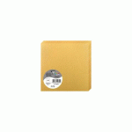 PAQUET DE 25 CARTES PLIÉES POLLEN 135X135MM 210G/M² - OR