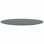 PLATEAUX TABLE Ø60 CM STRATIFIÉ ÉPAISSEUR 12 MM - ANTHRACITE - S-CAB