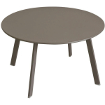TABLE D'APPOINT DE JARDIN SAONA - DIAM. 70 CM - DIAM. 70 X 40 - MARRON