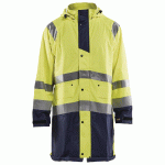 VESTE DE PLUIE HAUTE VISIBILITÉ NIVEAU 1 TAILLE XXXL - MANUTAN COLLECTIVITÉS