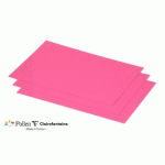 LOT DE 2 - PAQUET DE 25 CARTES SIMPLES POLLEN 158X222MM 210G/M² - ROSE FUCHSIA