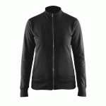 SWEAT ZIPPÉ FEMME NOIR TAILLE XS - BLAKLADER