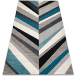 TAPIS LISBOA 27237654 CHEVRONS GRIS / BLEU GREY 140X200 CM