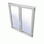 FENETRE PVC 125 X 100 CM 2V OUVRANT DROIT