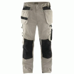 PANTALON DE TRAVAIL ARTISAN BEIGE/NOIR TAILLE 56 - BLAKLADER