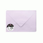 PAQUET DE 20 ENVELOPPES POLLEN 162X229MM 120G/M² - GLYCINE - LOT DE 3