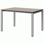 TABLE MALIBU 120X80 T5 SOUDÉ ST ANTIB ACACIA/NOIR GRIS 9006