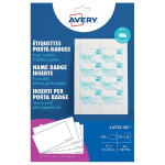 160 BADGES IMPRIMABLES AVERY - 60 X 90 MM.