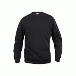 CLIQUE SWEAT BASIC COL RD NOIR XL