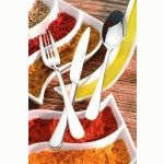 CUILLÈRE DE TABLE EN INOX 18/10 DE 3MM  - LOT DE 6 - ETERNUM - ASCOT