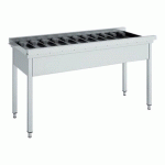TABLE D'ENTRÉE ET SORTIE AVEC ROULEAUX MR-160
