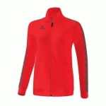 VESTE DE SURVÊTEMENT FEMME - ERIMA - TRACKTOP ESSENTIAL TEAM ROUGE/GREY