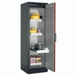 ARMOIRE SÉCURITÉ Q-PEGASUS-90 Q90.195.060.WDACR GRIS/ROUGE - ASECOS