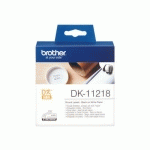 BROTHER DK-11218 ÉTIQUETTE À IMPRIMER BLANC
