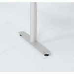 BUREAU ASSIS-DEBOUT SÉRIE XDLR-160X80CM-BLANC-ARGENT - HAMMERBACHER