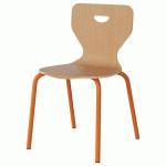 CHAISE MALIBU 4P - T5 - COQUE HÊTRE / ALU ORANG 1028 - MANUTAN EXPERT