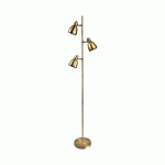 FIRSTLIGHT PRODUCTS - FIRSTLIGHT VOGUE - LAMPADAIRE À 3 AMPOULES EN LAITON ANTIQUE, E14