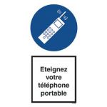 PANNEAU ETEIGNEZ VOTRE TELEPHONE PORTABLE