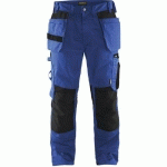 PANTALON DE TRAVAIL ARTISAN BLEU ROI/NOIR TAILLE 42 - BLAKLADER