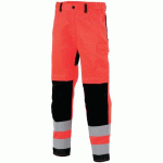 PANTALON HOMME STAR 1FLHCP - ROUGE HIVI / NOIR - 5