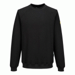 PORTWEST AS24 SWEAT SHIRT ANTI STATIQUE ESD NOIR - TAILLE 4XL