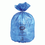 SAC POUBELLE 30 LITRES NF BLEU - 100 SACS