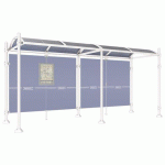 ABRI BUS PROVINCE 5 M SANS BARDAGES LAT. AGORA BLANC 9010 - PROCITY