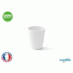 GOBELET TOBOGGAN MÉLAMINE BLANCHE