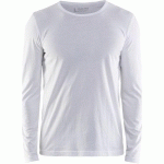 T-SHIRT MANCHES LONGUES BLANC TAILLE XXXL - BLAKLADER