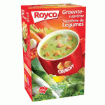 20 SACHETS SOUPE ROYCO SUPRÊME DE LÉGUMES CRUNCHY