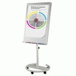 CHEVALET PAPERBOARD MOBILE PIED CIRCULAIRE