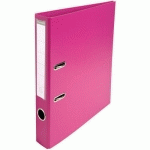 CLASSEUR À LEVIER PVC A4 DOS DE 50MM FUSCHIA - EXACOMPTA