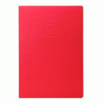 LOT DE 10 - CROK'BOOK CARNET PIQUÉ 24F A4 90G F - ROUGE