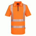 LOT DE 2 - PORTWEST KX302 POLO HV KX3 ORANGE - TAILLE M