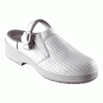 SABOTS DE SÉCURITÉ FEMMES CUIR BLANC DAURIE PARADE SB SRC A-E - POINTURE 37