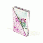 TROPICAL DREAM, LOT DE 3 BLOCS 8,5 X 12 CM, 40 FEUILLETS, UNIS, DANS UN ÉTUI - A MOTIFS - LOT DE 6