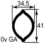 TUBE LG.1000 RISLANISE 34,5X41